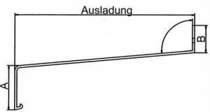 AUSLADUNG/TIEFE 210 mm